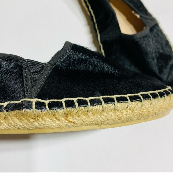 𝅺ZARA girls calf hair leather espadrille flats - Picture 2 of 5